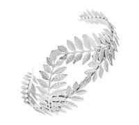 BIUDECO Serrage-tête Accessoire Élégant et Simple Feuille en Alliage Argenté pour Couronne Romaine Style Déesse Mariage et Banquet pour Demoiselle D'honneur