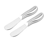 BIUDECO Spatule Acier Inoxydable pour Crème et Beurre Couteau à Tartiner Fromage Pâtisserie pour Cuisine Professionnelle et Maison