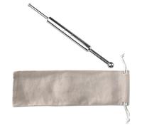 BIUDECO Stylo de Massage D’Acupuncture en Acier Inoxydable pour Points de Déclenchement Outil de Massage Facial et Corporel Masseur Manuel Portable Surface Antidérapante pour Relaxation