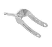 BIUDECO Support de Fourche pour Compatible Électrique et Manuel avec Roulements pour Direction Fluide Montage Facile Résistance à Usure de Remplacement Argentée