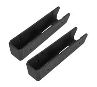BIUDECO Support pour Balance de Cuisine numérique avec Fixation adhésive et vis, Design modulable en Plastique Noir, adapté pour Organisation sous étagère dans Petites Cuisines