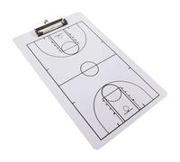 BIUDECO Tableau Basket-Ball Effaçable Double Face en PVC Léger Portable pour Compétition D’Entraînement et Match Tableau des Entraîneurs Multifonction pour Stratégie Sportive