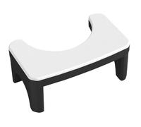 BIUDECO Tabouret de Toilette Ergonomique Marche Pied Wc Adulte Léger et Compact Repose Pied Anti-dommage pour Salle de Bain