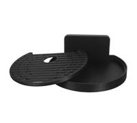 BIUDECO Tapis Antidérapant pour Machine à Café Espresso Bac Égouttoir Amovible pour Mini Machine à Café Protection Stable et Compacte pour Rechange Accessoire Café