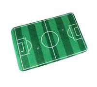 BIUDECO Tapis Flanelle Football Mini Terrain Antidérapant Doux Confortable pour Chambre Salon Décoration