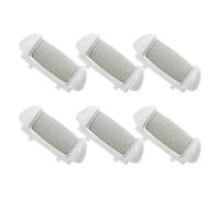 BIUDECO Têtes de Rechange pour Appareil Électrique de Pédicure, 6pcs en Plastique, Remplacement Facile et Nettoyage Simple pour Éliminer Callosités et Peaux Mortes