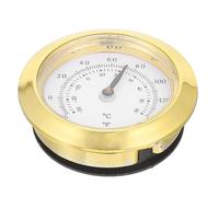 BIUDECO Thermomètre Rond Compact pour Intérieur Petit Appareil de Mesure de Température Précis Facile à Lire pour Boîtes à Thé et Petits Espaces