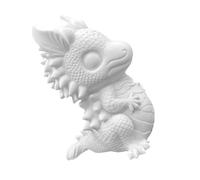 BIUDECO Tirelire Dragon DIY Décoratif Blanc à Peindre Pot à Économies Adorable pour Bureau Cadeau Année Dragon Boîte à Stable