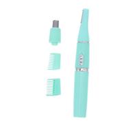 BIUDECO Tondeuse Sourcils Électrique sans Batterie Coupe Poils Visage avec Peignes Réglables Lame Arrondie Tête Amovible et Lavable pour Nez Sourcils et Poils Corps