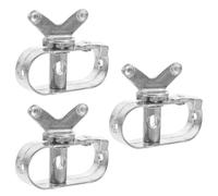 BIUDECO Treuil à Câble Autobloquant pour Couverture de Piscine Enterrée, Lot de 3 Pièces en Aluminium, Tendeur de Câble Extérieur Adapté aux Piscines Hors-Sol Rondes, Ovales