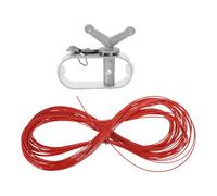 BIUDECO Treuil de Sécurité pour Couverture de Piscine Hors Sol Câble Résistant Tendeur à Cliquet pour Protection Extérieure et Hivernage