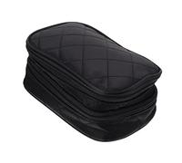 BIUDECO Trousse de Maquillage Portable Étanche Capacité Organisateur Cosmétique à Deux Couches Nylon Sac de Toilette Pratique et Filles