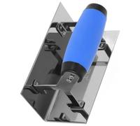 BIUDECO Truelle D’Angle en Acier Inoxydable 150X65X120 MM Spatule à Ciment pour Finition et Plâtrage des Cloisons Sèches Outil Polyvalent pour Enduit Mural Usage Professionnel et