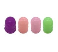 BIUDECO Ventouses en Silicone Stress pour Massage Corporel Set de 4 Outils de Thérapie par Ventouses Faciles à Utiliser pour Adultes et Garçon et Filles