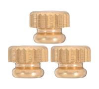 BIUDECO Vis à Tête Moletée Réparation Précise de Levier en Métal Or 3 Pièces Support Robuste pour Cor D'harmonie et Saxophone pour Musiciens et Étudiants