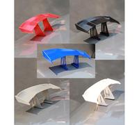 BIUFY Aileron arrière décoratif en Fibre de Carbone sergé, Style Racing, Noir