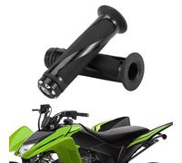 BIUGERCN Poignées Moto 22 mm, Quad Poignée Guidon Antidérapant Universel pour 350 Raptor 700 Raptor Grizzly Warrior LTZ400 Wolverine YFM350 Quad UTV ATV Noir