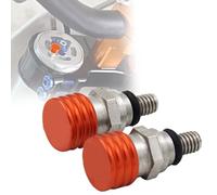 BIUGERCN Purgeur d'air pour fourche de moto tout-terrain M4 0,7 mm pour moto SX SXF EXC SMR Motocross Enduro Orange