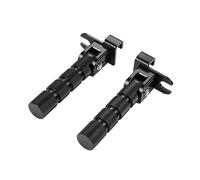 BIUGERCN Repose Pieds Moto pour Engwe, Repose Pieds Passager E-Bike Repose Pieds Arrière Pliables CNC Aluminium pour Engwe M20 E-Bike Vélo Électrique Noir
