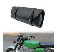 BIUGERCN Sac à outils de moto universel en cuir PU pour guidon Sissybar Pochette de rangement pour Simson S51 S50 KR51 MZ ETZ TS Kreidler Florett Hercules K50 Sachs 50/80 Zündapp KS50