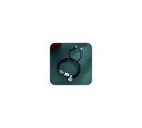 Biuhapiy Pi Xiu Ensemble de bracelets pour couple avec breloque attirant la richesse et perles de quartz fraises - Bracelet unisexe réglable pour homme et femme