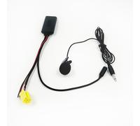 Biurexhaus- Autoradio Bluetooth avec Câble Microphone Mains Libres,Adaptateur MIC ISO 6Pin pour Unité Radio Fiat Ducato 150,5.0 cm,2011 mx