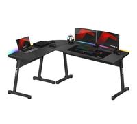 Biurko Gamingowe Huzaro Hero 6.0 Balck Rgb Noir
