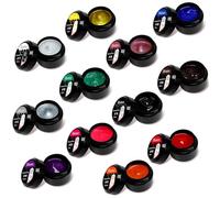Biutee Vernis en Gel, 12 Farben UV Nagellack 8ml Gel de Stamping Nagellack Nail