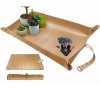 BIUWING Tapis de Transplantation de Plantes, Tapis de Transplantation imperméable en Cuir épais, Tapis de rempotage d'intérieur pour Plantes succulentes pour la Transplantation et Le contrôle du