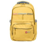 Bivacc Sac à Dos Scolaire Jeune NOMAD XXL 22L - Imperméable, avec Port USB, Multi-poches, Grande Capacité (Jaune)