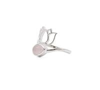 Bivea Bague argent 925 modèle 05 Quartz rose Madagascar AA taille unique