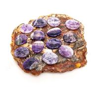 Bivea | Galet Améthyste qualité Extra | Aide à l’harmonie | Lithothérapie et chakras | Vendue à l'unité