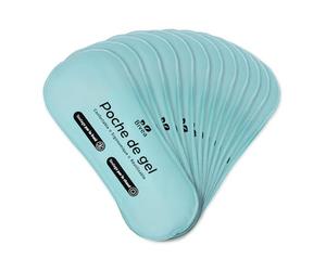 Bivea - Lot de 12 Poches De gel Ergonomique pour bain dérivatif - Bien-être par le froid - Cryothérapie périnéale - Bienfaits du froid sur le périnée -Petit Format pour la journée, 12 unités