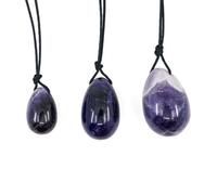 Bivea Oeufs de Yoni Améthyste Lot de 3 Tailles 30 40 45 mm