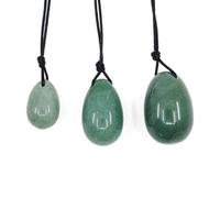 Bivea Oeufs de Yoni Aventurine Lot de 3 Tailles 30 40 45 mm