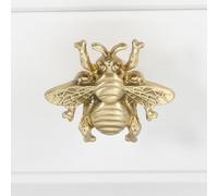 BIVOO Poignées d'armoire de Cuisine en cuivre Pur, raccords de Meubles, poignées de Porte de Placard, Boutons de tiroir en Or Vintage européen, quincaillerie en Laiton, 1 pièce(A)