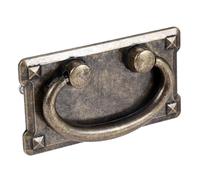 BIVOO Poignées de Traction Antiques for Placard, Panneau en Alliage rétro, tiroir de Cuisine, poignée de Porte d'armoire, Boutons de Meubles, quincaillerie 54x95mm, 1 pièce, 64mm