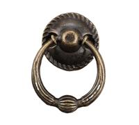 BIVOO Poignées de Traction en Anneau for tiroir de Cuisine, Placard, boîte en Bois, poignées d'armoire Vintage, Boutons de Meubles, raccords de Meubles avec vis, 1 pièce(37x21mm)
