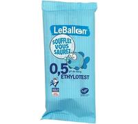 Bivora Ethylotest jetable LeBallon CONTRALCO - Test Alcoolémie Voiture 0,5 g/l sans Chrome et à Usage Unique, Rapide et Efficace [ Ethylotest homologué NF ] (x20)