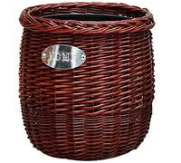 BIVVI Corbeille à papier tissée en osier, panier de rangement for salon et cuisine, panier en papier tendance et créatif(A)