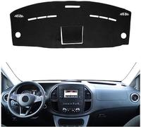 BIVVI Housse de Tableau de Bord,pour Mercedes-Benz Vito III (W447) 2015-2020,Black LHD Console Centrale Tapis de Tableau de Bord Protection Solaire Accessoires