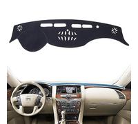 BIVVI Housse de Tableau de Bord,pour Nissan Patrol Y62,Left Rudder Console Centrale Tapis de Tableau de Bord Protection Solaire Accessoires