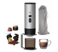 BIVVI Portable Capsule Coffee Machine Wireless Heating Small Pump Pressure Home Outdoor Travel Mini Edition(D)