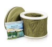 Bivvy Loo Portable toilette - toilette de camping - Festival de toilettes WC - Pêche - Camping WC - SE plie à plat - Prend en charge plus 150kg (Verte)