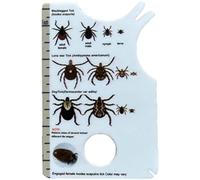 Bivwopei Carte à tiques, outils de retrait de tiques, peigne anti-poux, extracteur de tiques pour chiens, chats, humains, chevaux