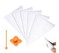 BIVYAX 5 Pièce Sac de Mortier, Sac de Mortier, avec Grattoir et Boule de Couture pour un Remplissage Propre et Rapide, Outil Indispensable pour la Rénovation et le Bricolage
