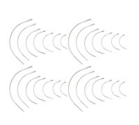 BIVYAX Aiguilles Courbées Couture 28 Pièces, aiguilles main 2.0 2.5 3.0 3.5 4.0 5.0 6.0 pouces pour cuir tapisserie toile artisanat, pour loisirs créatifs, pour usage quotidien idéal comme