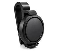 BIVYAX Attache Pare-Soleil pour Ooono Co-Driver No2, Support Cuir Noir Renforcé pour Avertisseur de Voiture, Clip de Fixation Durable et Facile à Installer, Compatible avec la Plupart des Véhicules