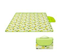 BIVYAX Couverture Pique Nique 200x200 cm, Tapis Pique Nique Pliable, Nappe de Jardin Impermeable pour Picnic, BBQ, Randonnee, Camping, Voyage en Famille
