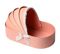 Biwwubik Berceau Fleurs Boîte Fleurs Arrangement Panier Cadeau Boîtes Fleurs Romantiques Fleurs Emballage Boîtes Mariage Maison Décor -A